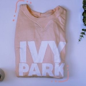 ivy park light pink sweater